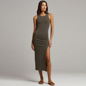 Womens Dylan Knit Maxi Dress WKDR0001 Olive