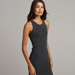 Womens Dylan Knit Maxi Dress WKDR0001 Faded Black