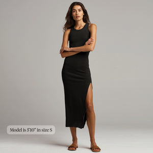 Womens Dylan Knit Maxi Dress WKDR0001 Black