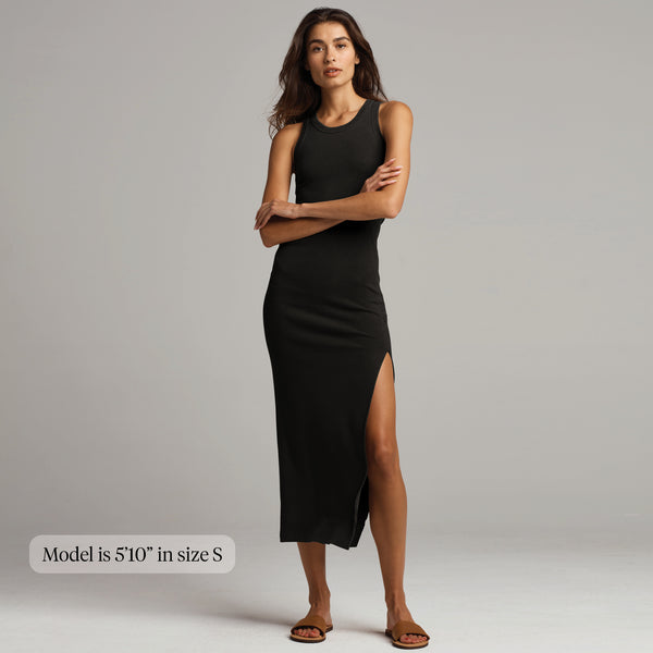 Womens Dylan Knit Maxi Dress WKDR0001 Black