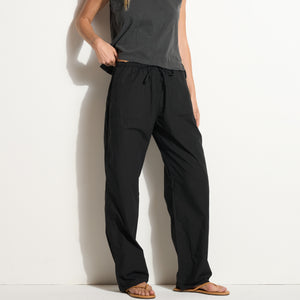 Womens Eleanor Mid-Rise Poplin Pant WWPT0012 Black