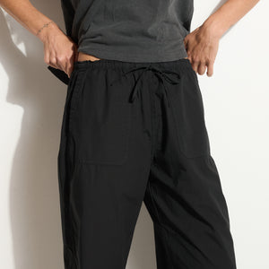 Womens Eleanor Mid-Rise Poplin Pant WWPT0012 Black