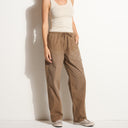 Womens Eleanor Mid-Rise Poplin Pant WWPT0012 Drift