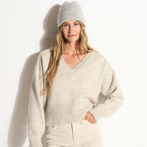 Womens River Knitt Cuff Beanie AWHA0005 Fieldstone Melange O S