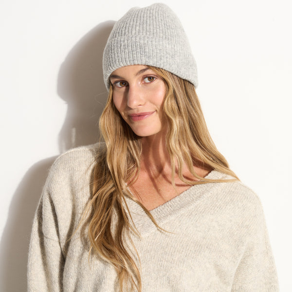 Womens River Knitt Cuff Beanie AWHA0005 Fieldstone Melange O S