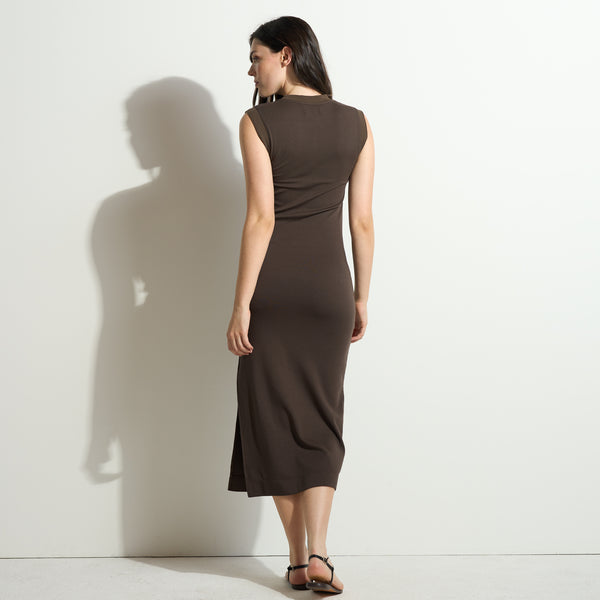 Womens Ellis Contour Tank Dress WKDR0004 Hickory