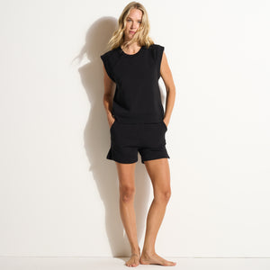 Womens Charlotte Cotton Terry Short WKLB0002 Black