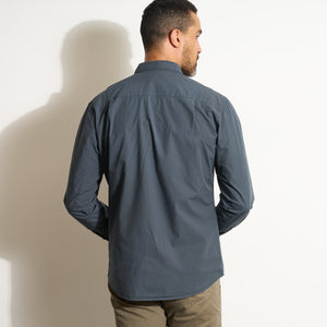 Mens Everett Poplin Shirt MWTP0001 Seaport