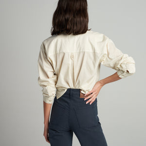 Womens Fay Utility Camp Shirt WWTP0011 Bone