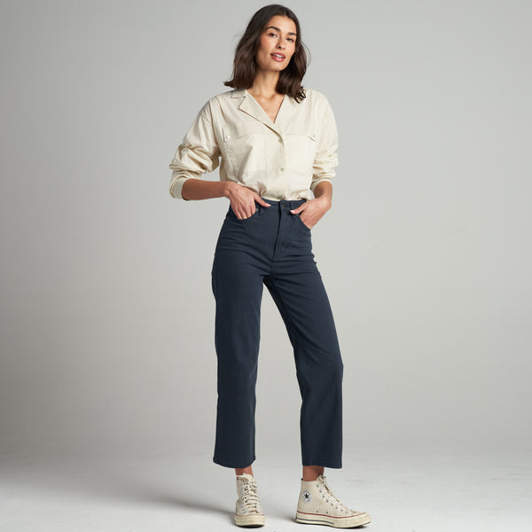 Womens Fay Utility Camp Shirt WWTP0011 Bone