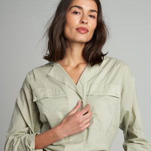 Womens Fay Utility Camp Shirt WWTP0011 Desert Sage