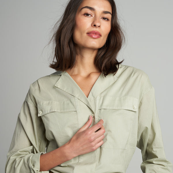 Womens Fay Utility Camp Shirt WWTP0011 Desert Sage