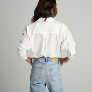 Womens Fay Utility Camp Shirt WWTP0011 White