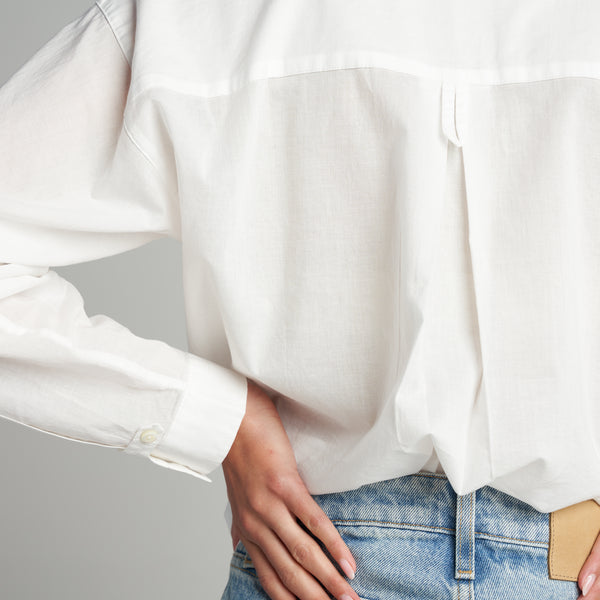 Womens Fay Utility Camp Shirt WWTP0011 White