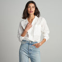Womens Fay Utility Camp Shirt WWTP0011 White