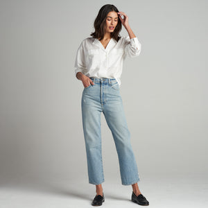 Womens Fay Utility Camp Shirt WWTP0011 White