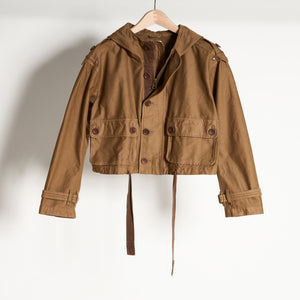 Womens Finnian Hooded Utility Jacket WWOW0004 Olive Wood