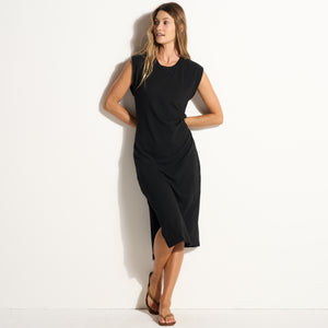 Womens Georgia Slub Muscle Tank Dress WKDR0005 Black