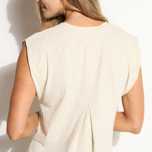 Womens Georgia Slub Muscle Tank Dress WKDR0005 Bone