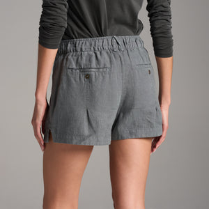 Womens Grayson Linen Short WWSR0003 Flint