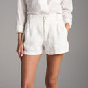 Womens Grayson Linen Short WWSR0003 Sail White