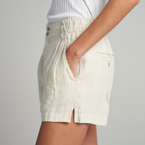 Womens Grayson Linen Short WWSR0003 Bone