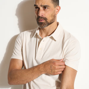 Mens Henderson Short Sleeve Polo MKTP0010RS Vintage White