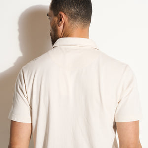 Mens Henderson Short Sleeve Polo MKTP0010RS Vintage White
