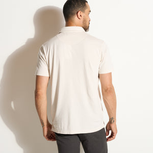 Mens Henderson Short Sleeve Polo MKTP0010RS Vintage White