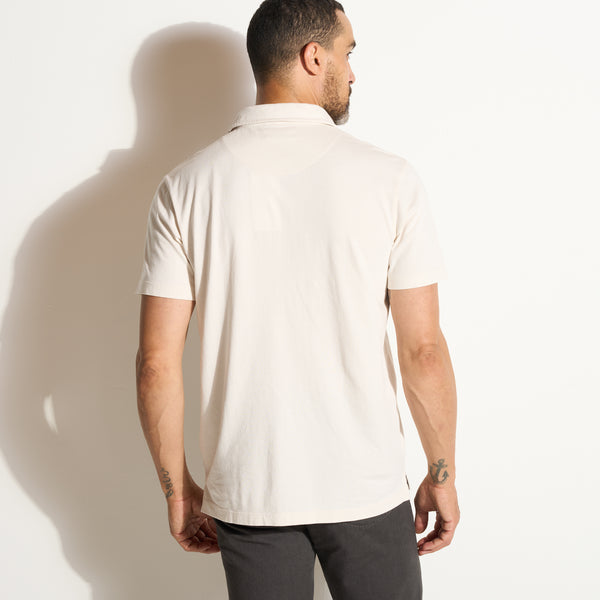 Mens Henderson Short Sleeve Polo MKTP0010RS Vintage White
