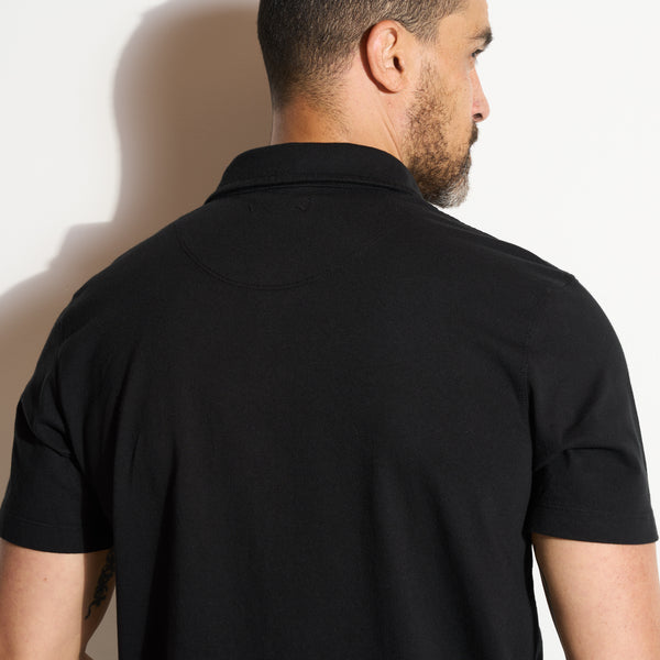 Mens Henderson Short Sleeve Polo MKTP0010RS Black
