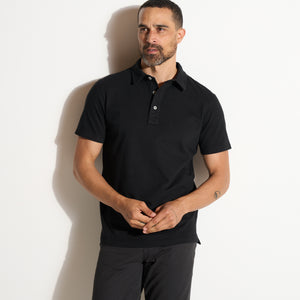 Mens Henderson Short Sleeve Polo MKTP0010RS Black
