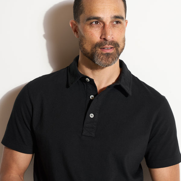 Mens Henderson Short Sleeve Polo MKTP0010RS Black