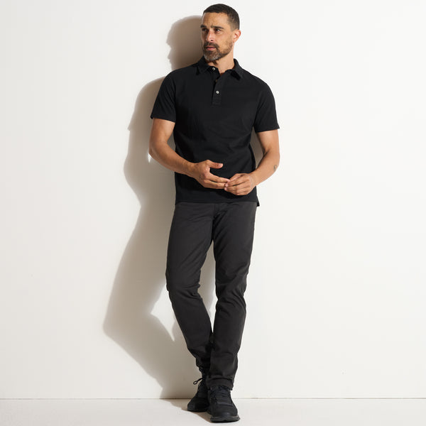 Mens Henderson Short Sleeve Polo MKTP0010RS Black