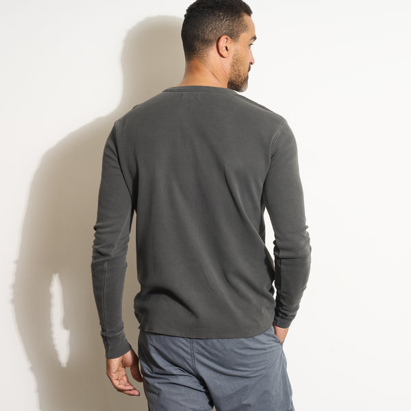 Mens Idyllwild Long Sleeve Thermal MKTP0008 Faded Black
