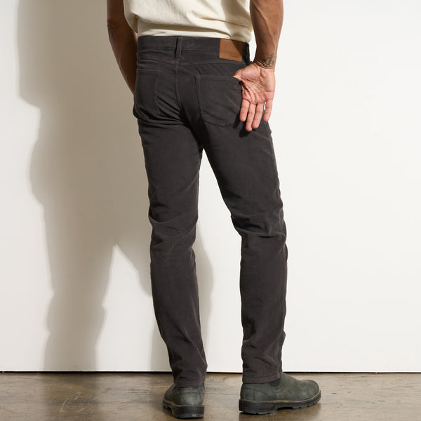 Mens JD 5 Pocket Corduroy Pant MWPT0004 Washed Black