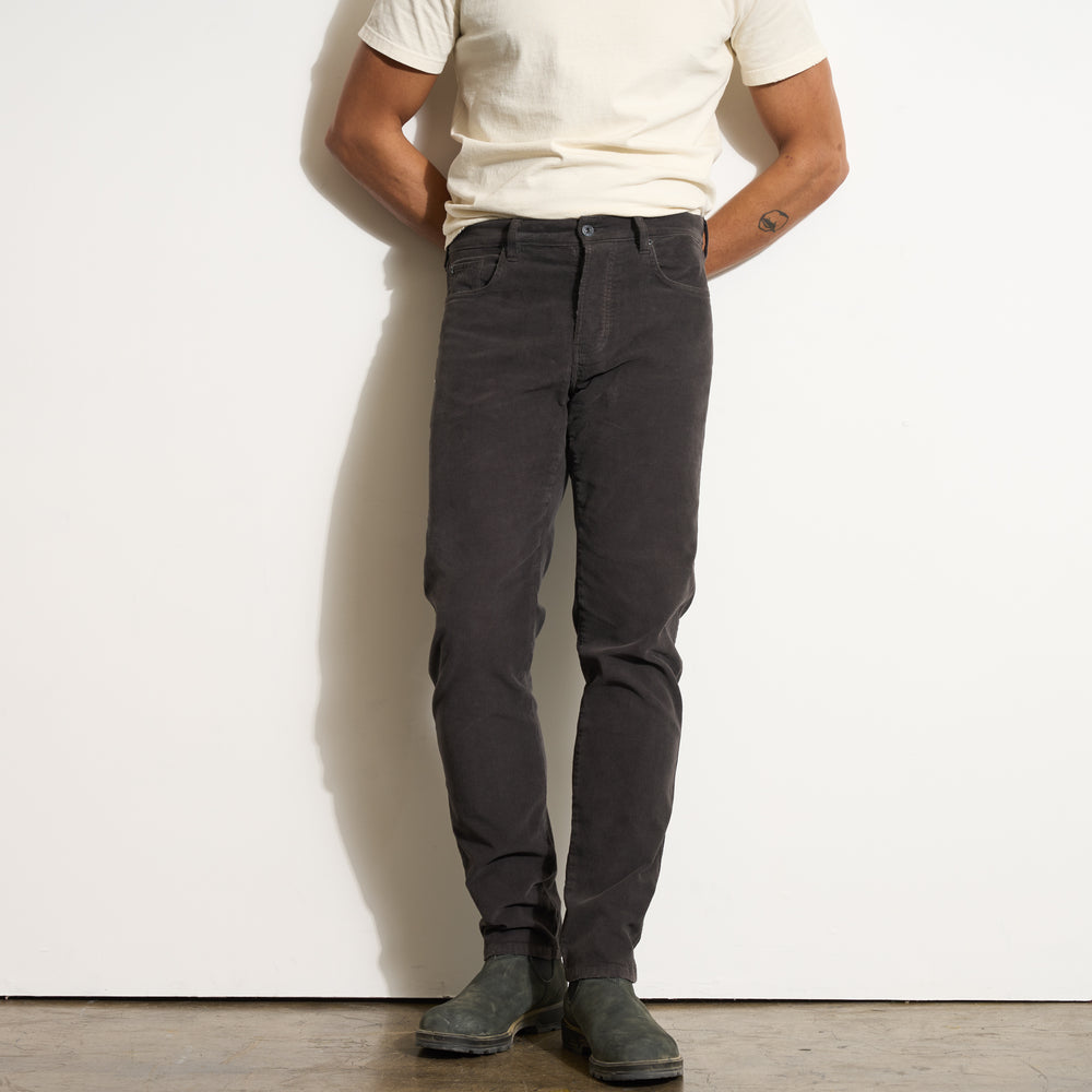 Mens JD 5 Pocket Corduroy Pant MWPT0004 Washed Black
