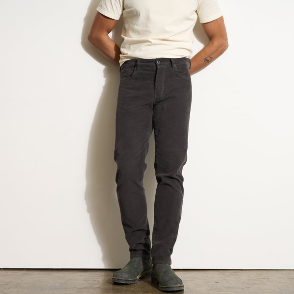 Mens JD 5 Pocket Corduroy Pant MWPT0004 Washed Black