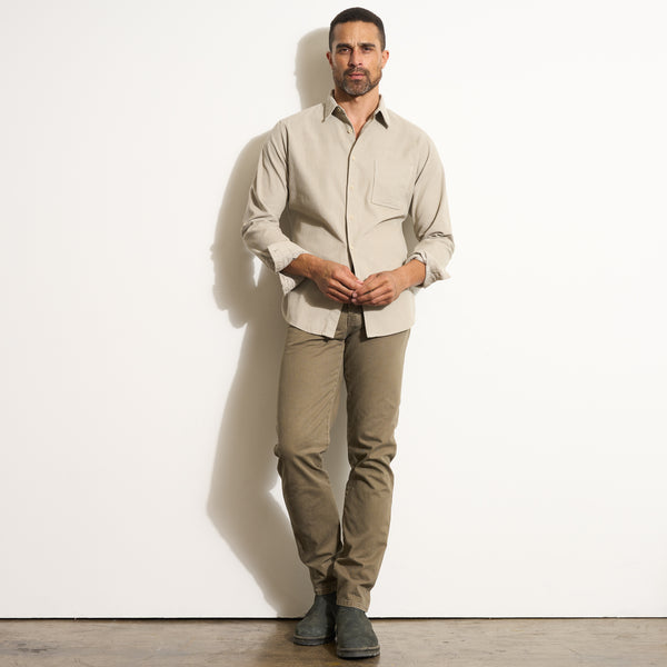 Mens Nobel Fine Wale Cord Shirt MWTP0011 Harbour