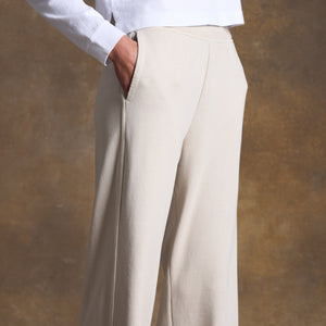 Womens Jenny Wide-Leg Terry Sweatpant WKLB0005 Oat