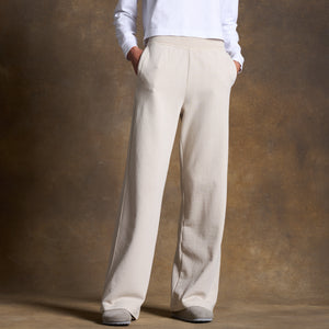 Womens Jenny Wide-Leg Terry Sweatpant WKLB0005 Oat