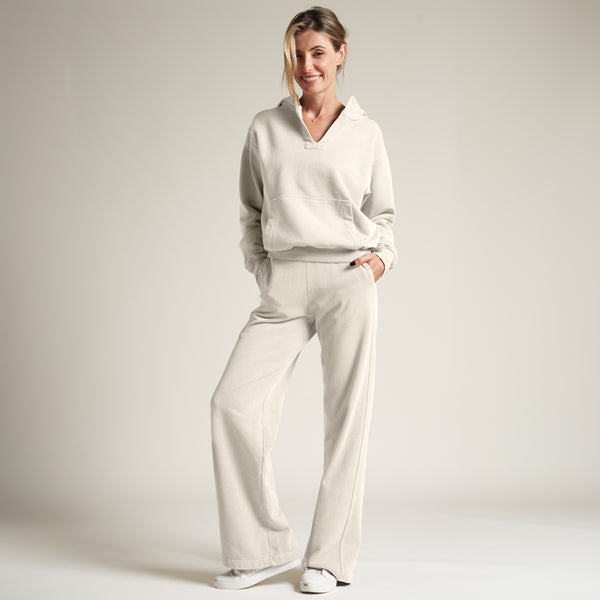 Womens Avery Classic Terry Hoodie WKLT0005 Oat