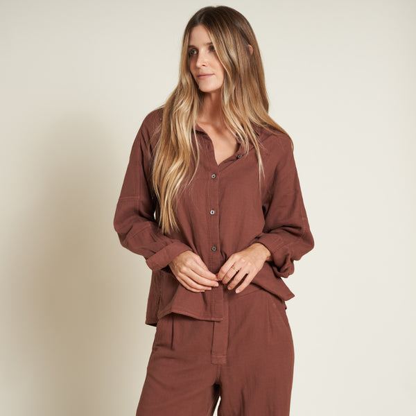 Womens Joan Top WWTP0006 Cordovan XS
