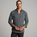 Mens Leeds Double Layer Cotton Gauze Shirt MWTP0010 Blue Dusk