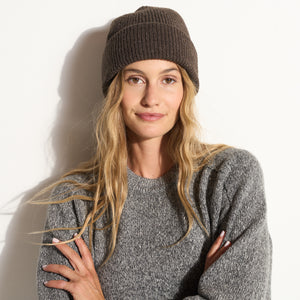 Womens Marfa Crew Neck Sweater WSTP0002 Faded Black Melange