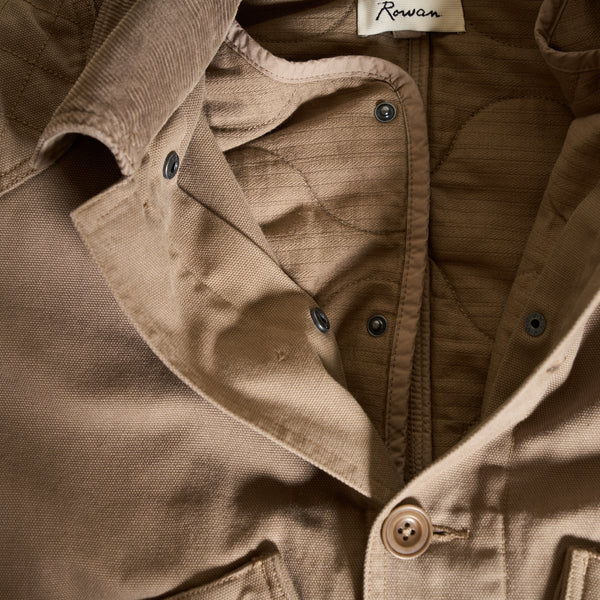 Womens Lewis Canvas Barn Bomber WWOW0008 Sparrow