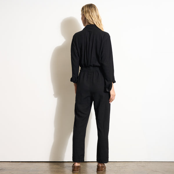 Womens Lincoln Long Sleeve Jumpsuit WWJR0002 Black