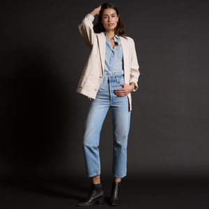 Womens Lowen Oversized Blazer WWBZ0002 Bone