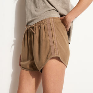 Womens Milo Drape Denim Twill Rec Short WWSR0005 Drift