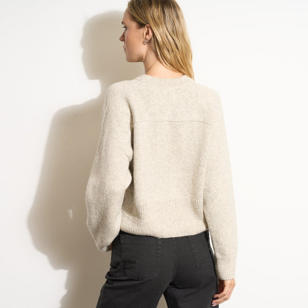 Womens Marfa Crew Neck Sweater WSTP0002 Fieldstone Melange